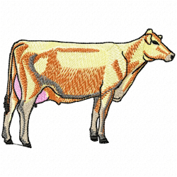 Cows Embroidery Design 12 Cows Embroidery Design 12